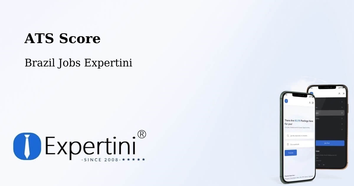 Resume ATS Score & Job Description Match Tool – Resende - Brazil Jobs Expertini