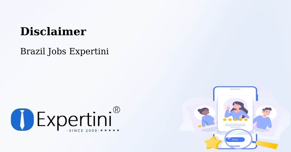 Disclaimer – Resende - Brazil Jobs Expertini