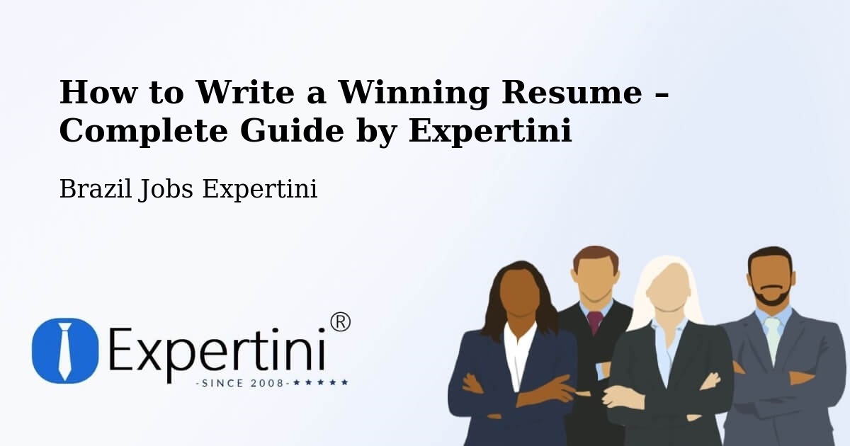 Resume Writing Guide for Job Seekers – Resende - Resende, Brazil Jobs Expertini